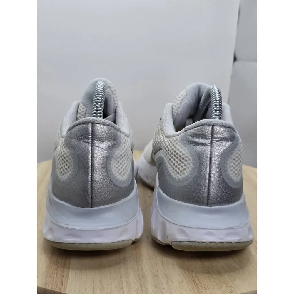 Nike Renew Run CK6360-003 White Running Shoes Sneakers Women's Size 8 - Picture 6 of 9